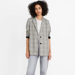 NWOT Madewell Dorset Blazer in Cosley Plaid - XS